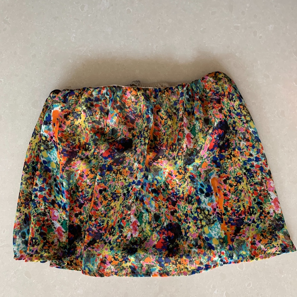 Women's Patterned Strapless Top